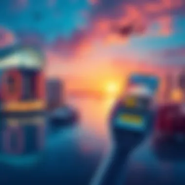 Graphic showing a vibrant travel scene with hotels, flights, and a smartphone displaying Crypto.com App rewards