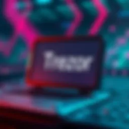 A Trezor cryptocurrency wallet displaying a seed phrase on its screen, representing access to multiple wallets.