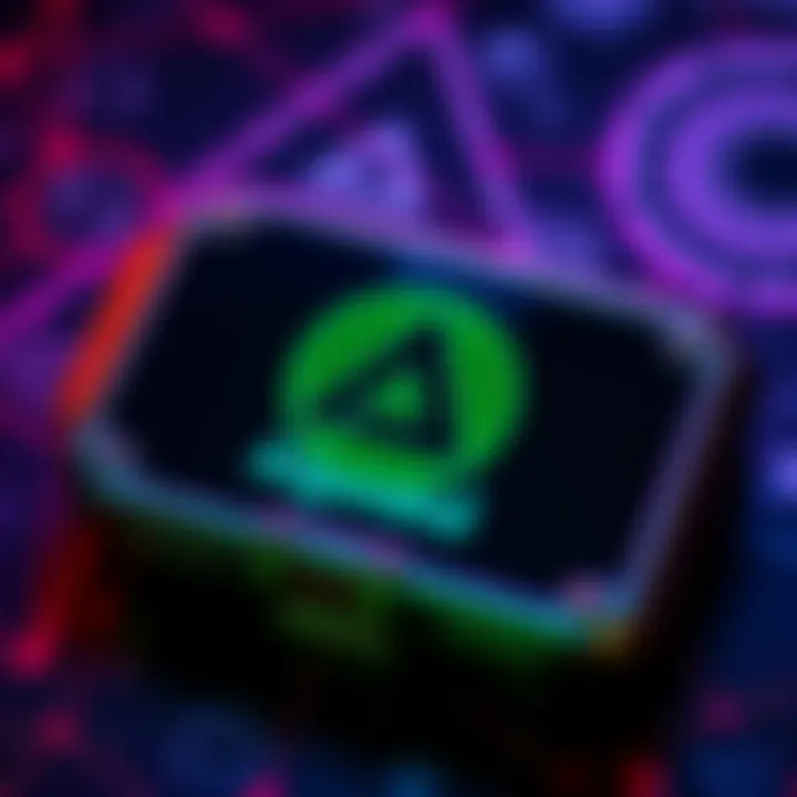 Trezor Wallet with Algorand Logo Trezor wallet displaying the Algorand logo, symbolizing demand for Algorand support from Trezor users.