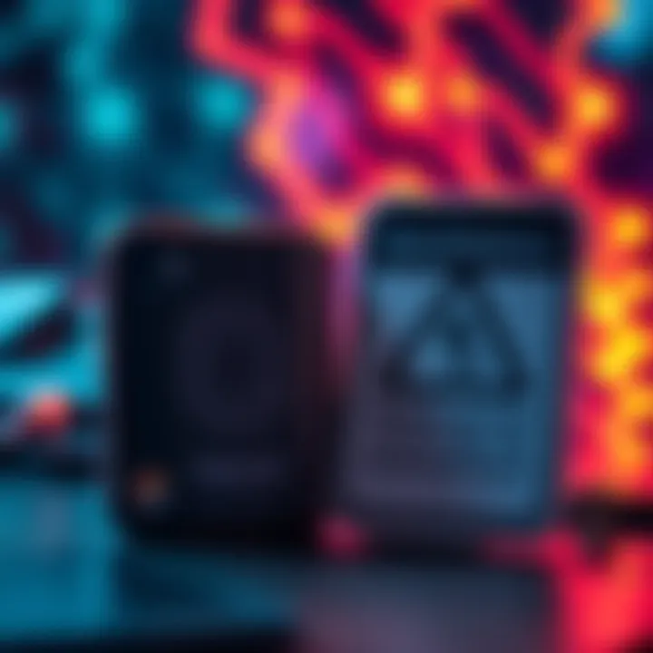 Trezor hardware wallet displayed alongside a warning sign about security risks after the Shipmonk breach