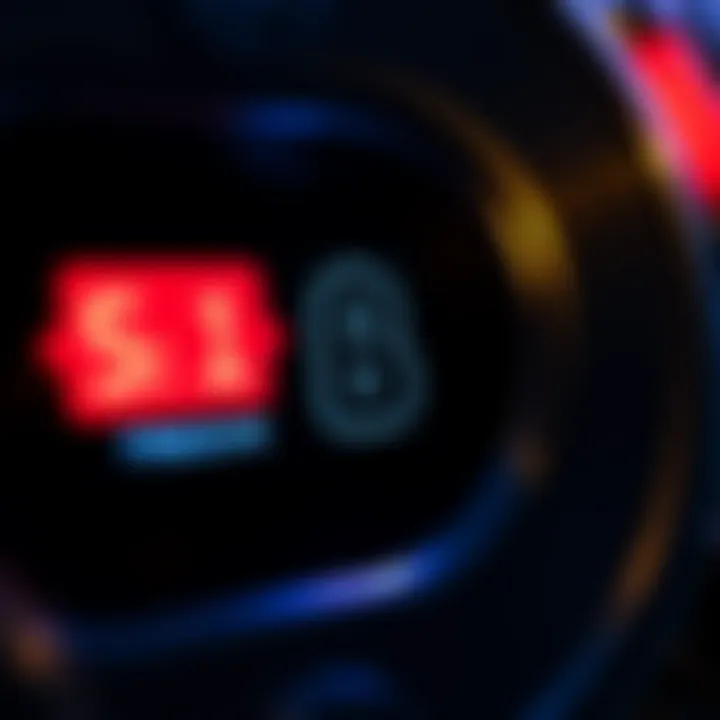 A close-up of a Trezor Safe 3 showing a delayed pin recognition on the screen