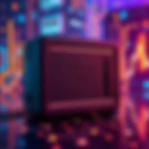 Trezor Safe 5 displayed with a digital background, showcasing its sleek design and security features.