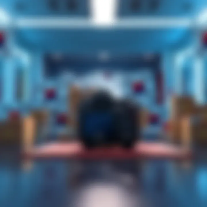 Trezor Safe 7 displayed on a table with shipping boxes and South Korean flags in the background