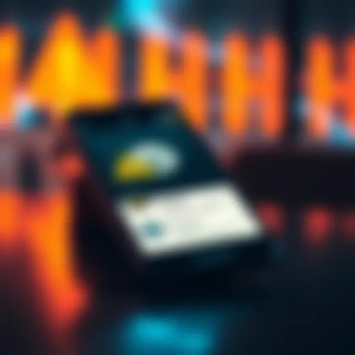 Trezor Application Scam Alert A smartphone screen showing the Trezor application with warning signs about security risks, emphasizing the need for caution against scams.
