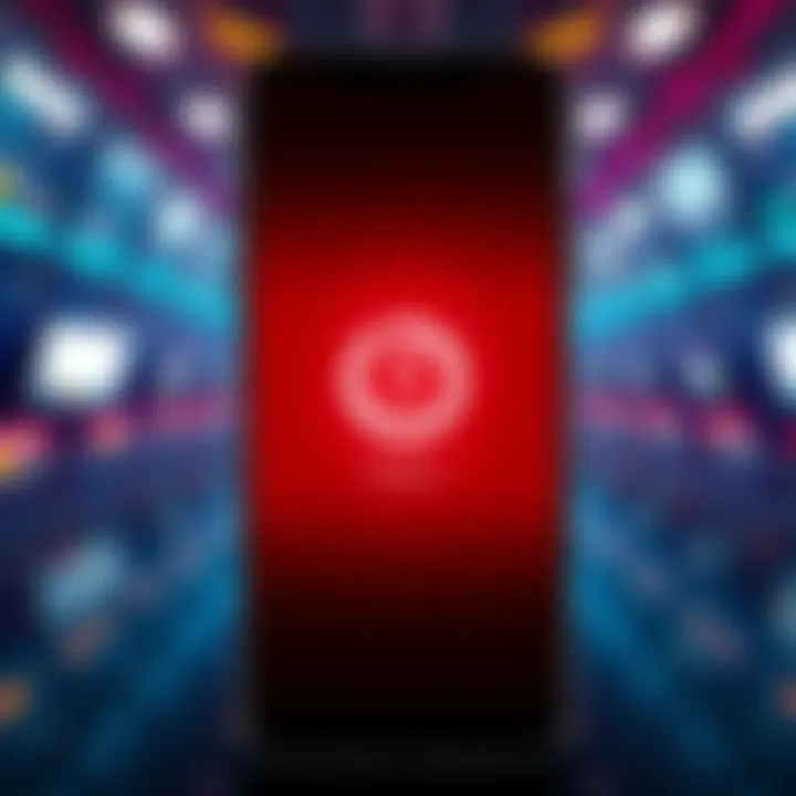 A screenshot of the Trezor Suite app displaying a loading symbol, indicating frozen functionality while trying to enable the Tor feature.