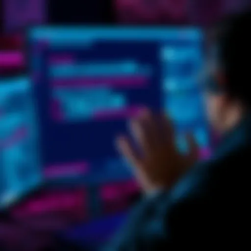 A person looking frustrated at a computer screen with a frozen Trezor Suite interface, highlighting a keyboard issue during PIN setup