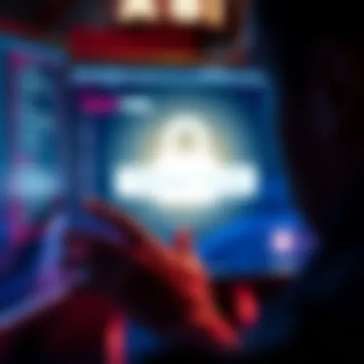 A person entering a passphrase on the Trezor Suite application with a focused expression, showcasing a computer screen displaying security features.
