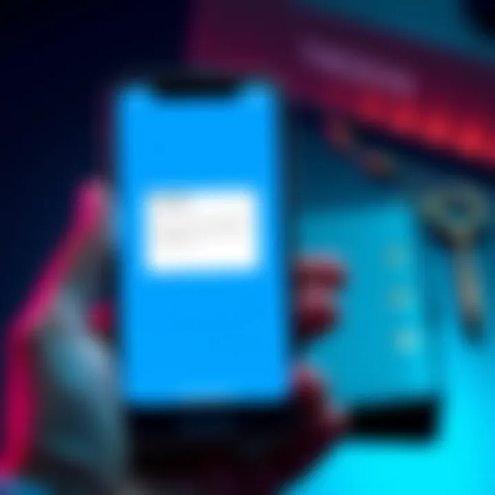 Trezor hardware wallet and phone A person holding a phone displaying a voicemail notification with a Trezor hardware wallet nearby, illustrating concerns about a suspicious voicemail.