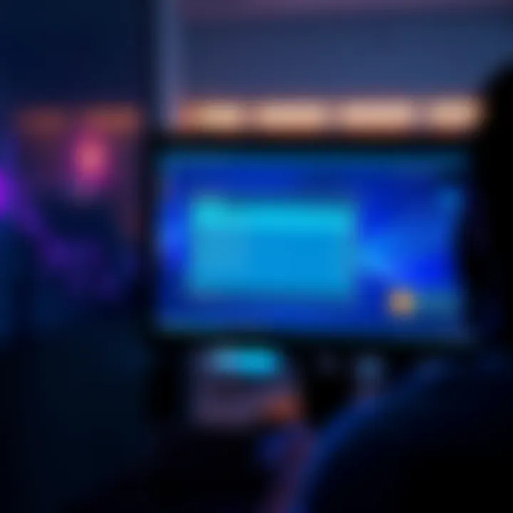 A person looking at a computer screen showing the Exodus wallet interface with a Trezor wallet connected but not displaying funds