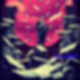 Visual representation of a single person surrounded by large stacks of money, symbolizing immense wealth and economic power.