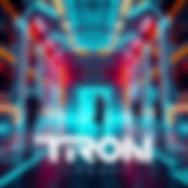 A thrilling scene from TRON: Legacy showcasing stunning visuals and characters in the digital grid.