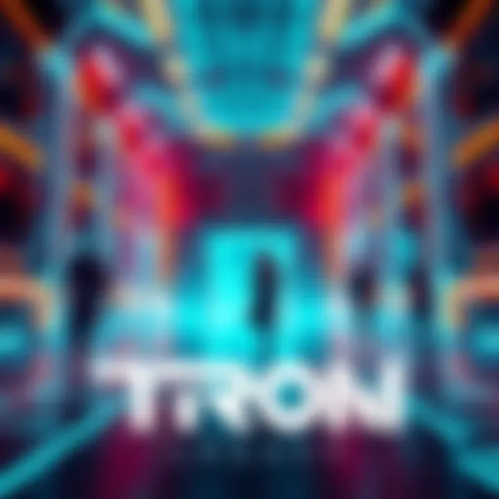 A thrilling scene from TRON: Legacy showcasing stunning visuals and characters in the digital grid.