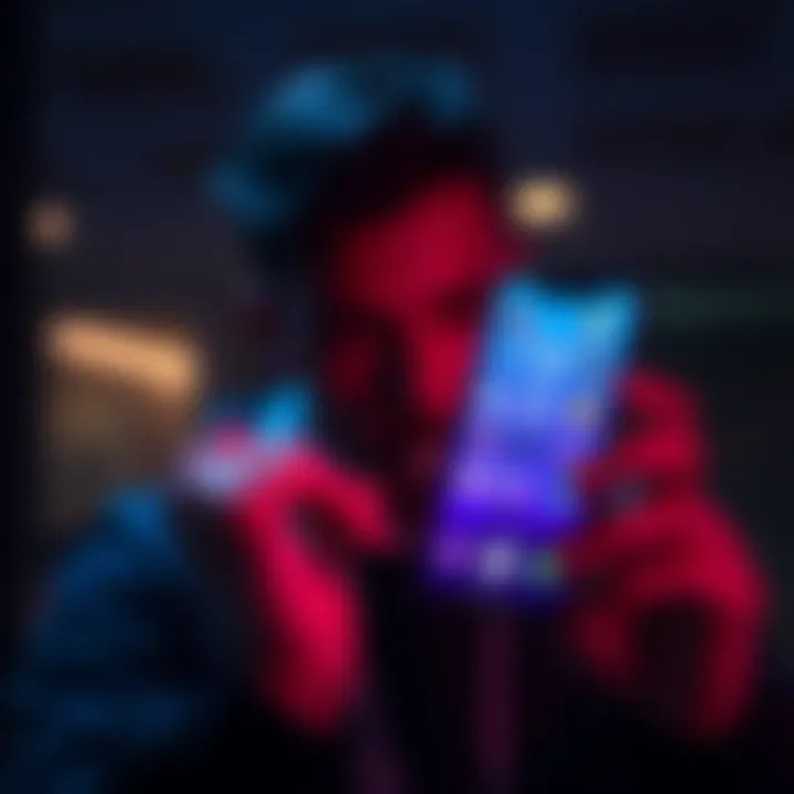 A person asking for help to activate their Tronlink account, offering USDT in exchange for TRX, with a smartphone displaying cryptocurrency icons in the background.