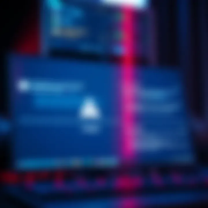 A computer screen showing error messages while trying to download a GUI wallet, with a visible firewall alert icon