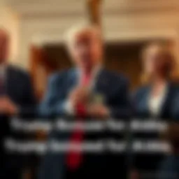 Trump Bonuses for Aides Donald Trump presenting cash bonuses to Natalie Harp and two aides in a White House setting.