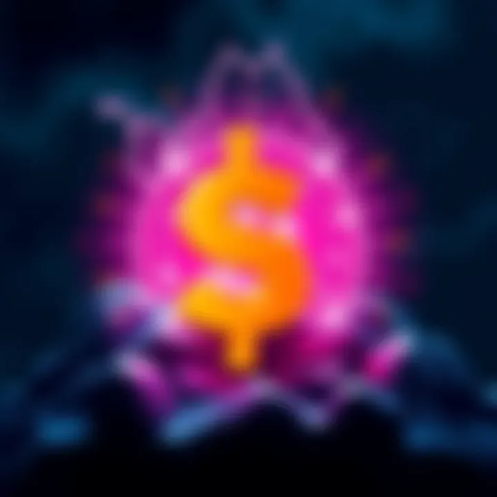 Illustration of a dollar sign combined with a cryptocurrency symbol, representing Trump's $50 million loan impact on the crypto market.