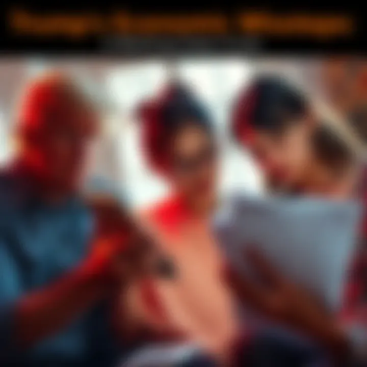 A worried working-class family looking at bills and debt statements, showcasing financial stress due to economic policies.