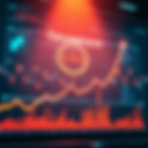 Graph showing the growth of CRO influenced by the Trump ETF with upward trends and a crypto market representation.