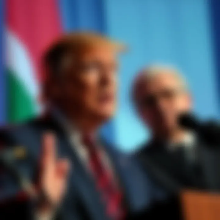 President Trump speaks about the Iran deal while Iranian officials deny its existence, highlighting tension between the two sides.