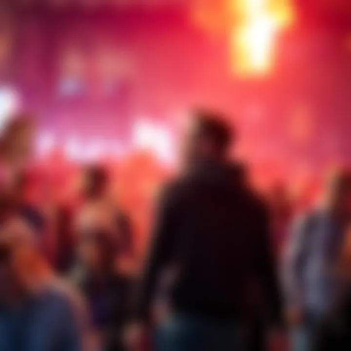 A confident individual stands firm while others express skepticism around them