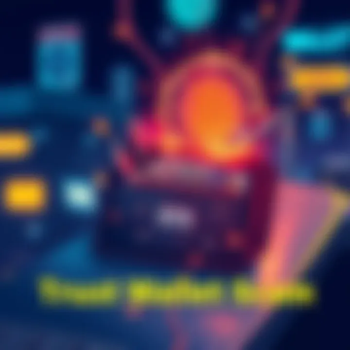 Illustration highlighting the dangers of Trust Wallet scams