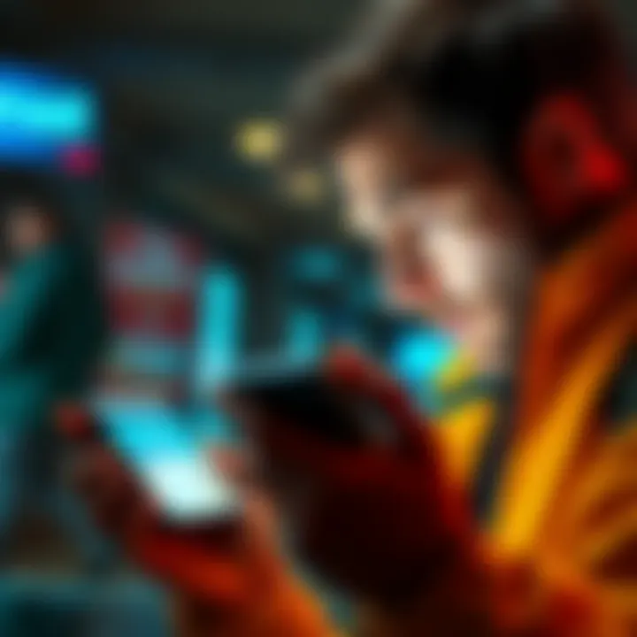 A person looking at their Trust Wallet app in shock after losing funds to an unknown wallet.