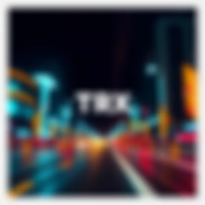 Optimizing TRX Transfers Through Bandwidth A creative representation of TRX transactions focusing on bandwidth utilization.