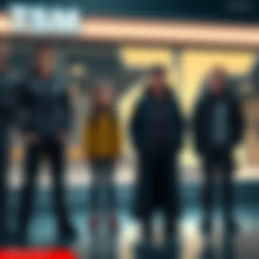 A visual representation illustrating TSM standing beside other characters, highlighting the perception of smallness with a focus on height differences.