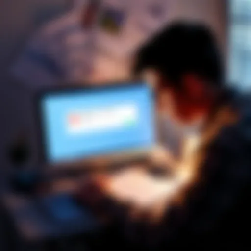 A frustrated person looking at a computer screen displaying an error about TurboTax not supporting CSV uploads, surrounded by finance paperwork and a calculator.