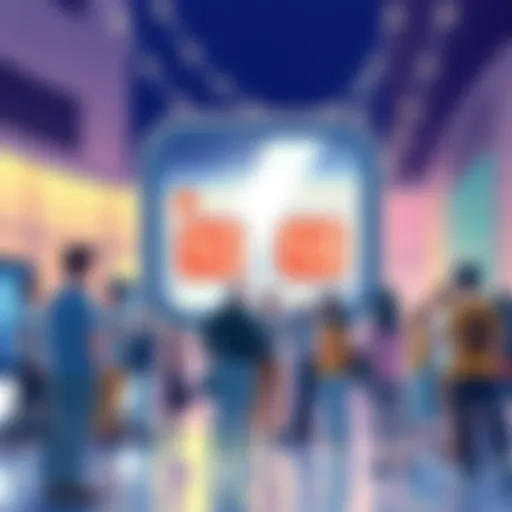 Illustration showing a countdown clock symbolizing the anticipation for the two-day unbonding event with people discussing around it.