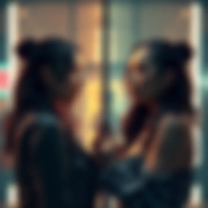 A meme showing a choice between an expensive girl on one side and a life-changing girl on the other, symbolizing a tough decision.