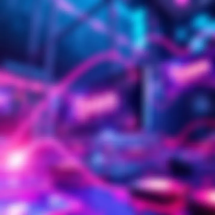 Tyon Launch on Hedera A digital representation of the Tyon platform operating on the Hedera blockchain, highlighting innovative transaction features.