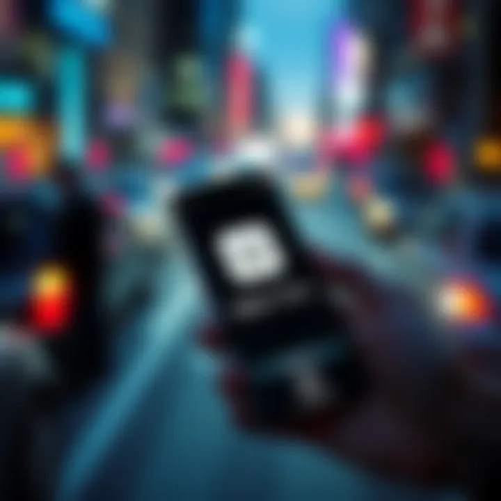 A smartphone displaying the Uber app with the Uber One logo and features highlighted for Ultra subscribers