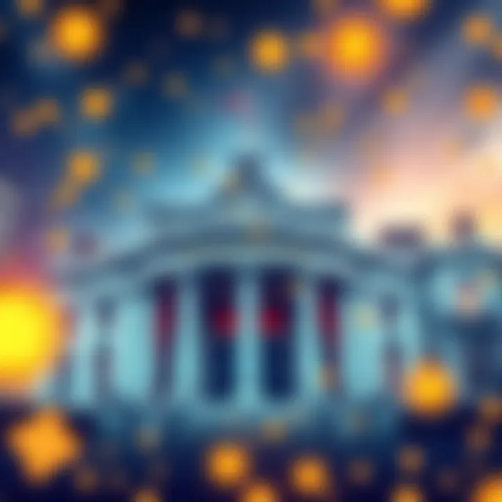 UK FCA Consultation on Crypto Illustration of the UK Financial Conduct Authority building with cryptocurrency symbols