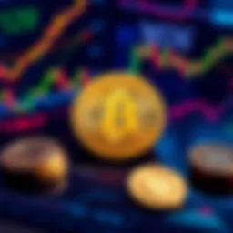 A visual representation of the UK government planning to sell Bitcoin, with a backdrop of financial graphs and cryptocurrency symbols.