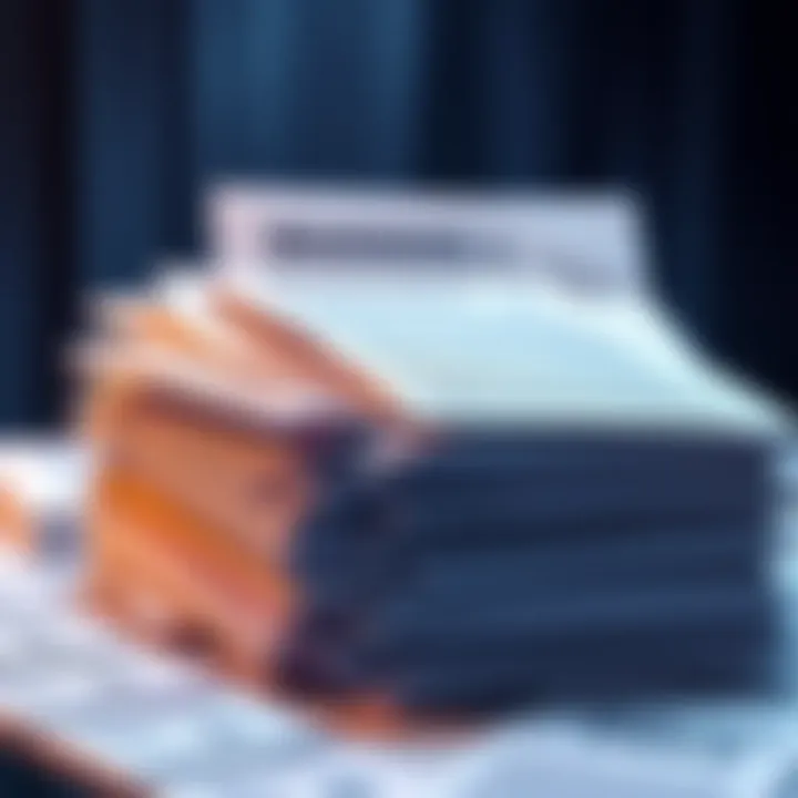 A stack of warning letters from the UK tax authority about crypto gains and tax compliance