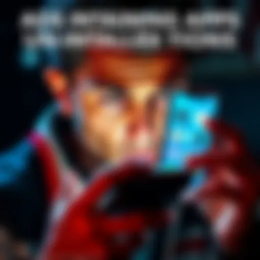 A frustrated person looking at their phone with ads installing apps without permission on the screen