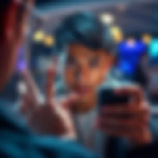 A person looking shocked at their smartphone showing a digital wallet with a highlighted unauthorized transaction