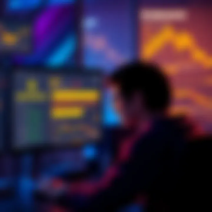 A person looking at a computer screen with Binance messages, trying to understand crypto trading communications.
