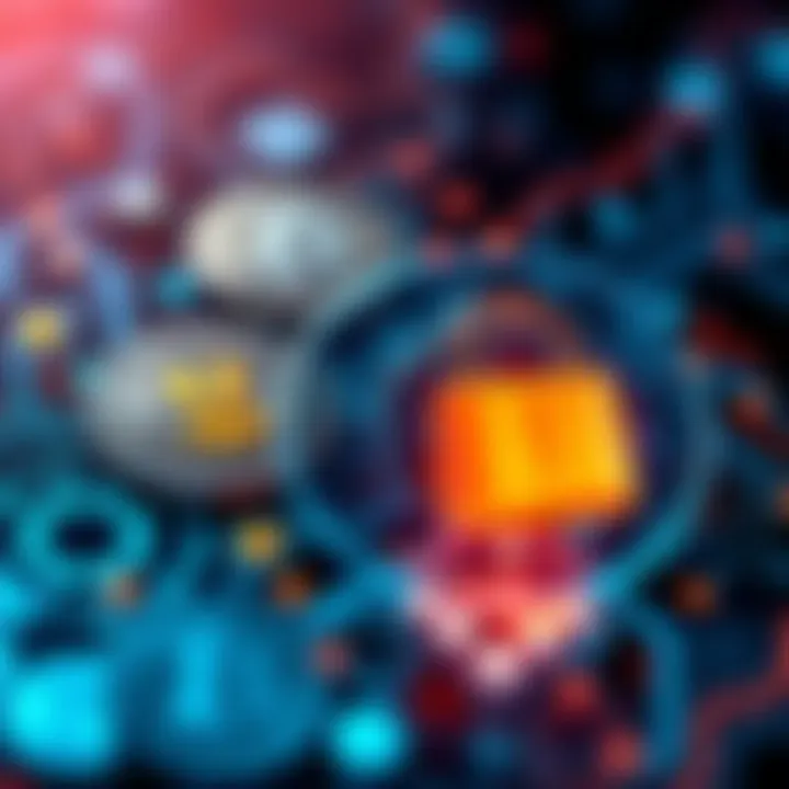 A graphic representing privacy coins with digital currency symbols and a lock symbolizing security.