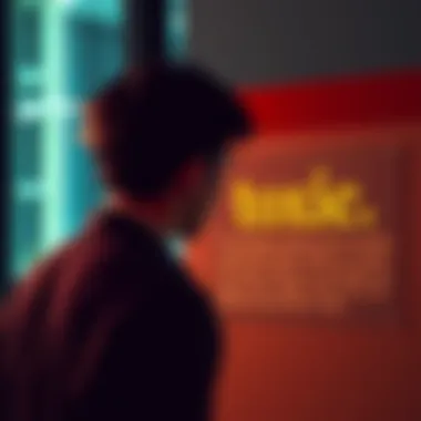 Understanding Toxic Labels A person looking at a definition of the word 'toxic' on a board, contemplating its meaning.