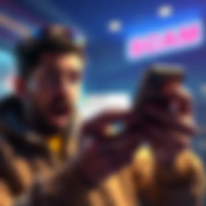 A graphic showing a shocked person looking at their phone with a notification of a USDC deposit, highlighting concerns about scams in cryptocurrency.
