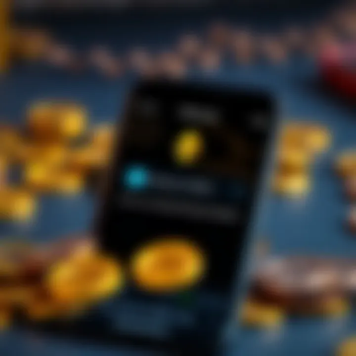 Unexpected Coin Deposit in Wallet A smartphone screen showing an Ethereum wallet with a random coin deposit notification, illustrating digital currency concerns.