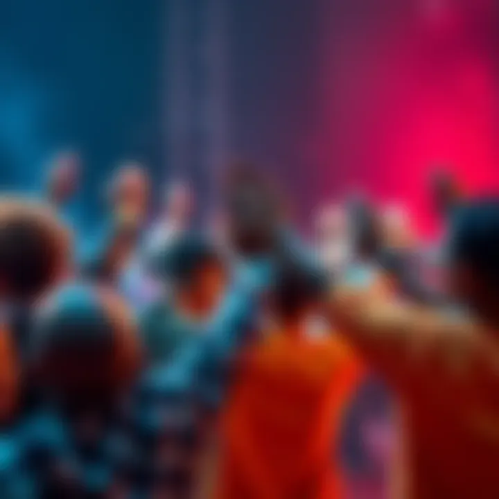 A diverse group of people holding hands in solidarity, showcasing the power of community and collaboration during tough times.