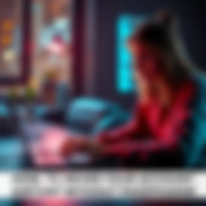 A person using a laptop with a concerned expression, looking for ways to recover an account access without a passphrase.