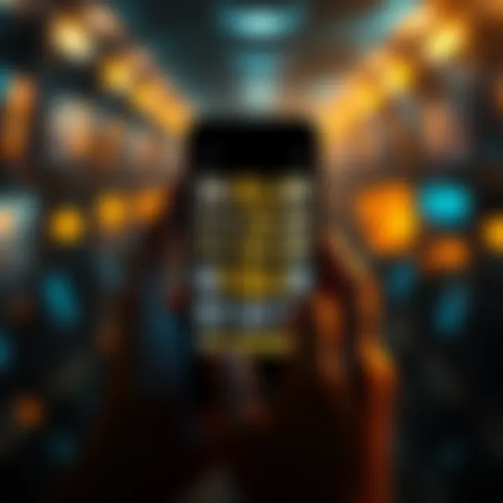 A person holding a phone displaying a sequence of 24 words that can unlock Bitcoin wealth.