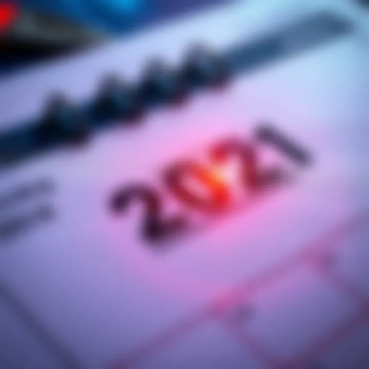 A calendar page showing a marked date for unlocking migration