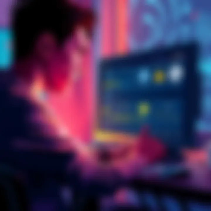 A person looking at a computer screen displaying Lido's staking interface with frustrated expressions, symbols of ETH and NFTs are visible on the screen