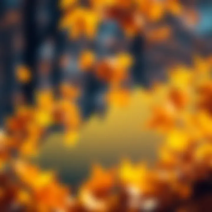 Uptober Investment Trends A graph showing rising investment trends with autumn leaves in the background, symbolizing Uptober's impact.