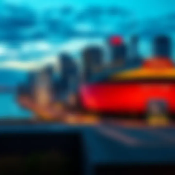 A scenic view of Navy Pier and Ford Field, showcasing vibrant city life and cherished memories.